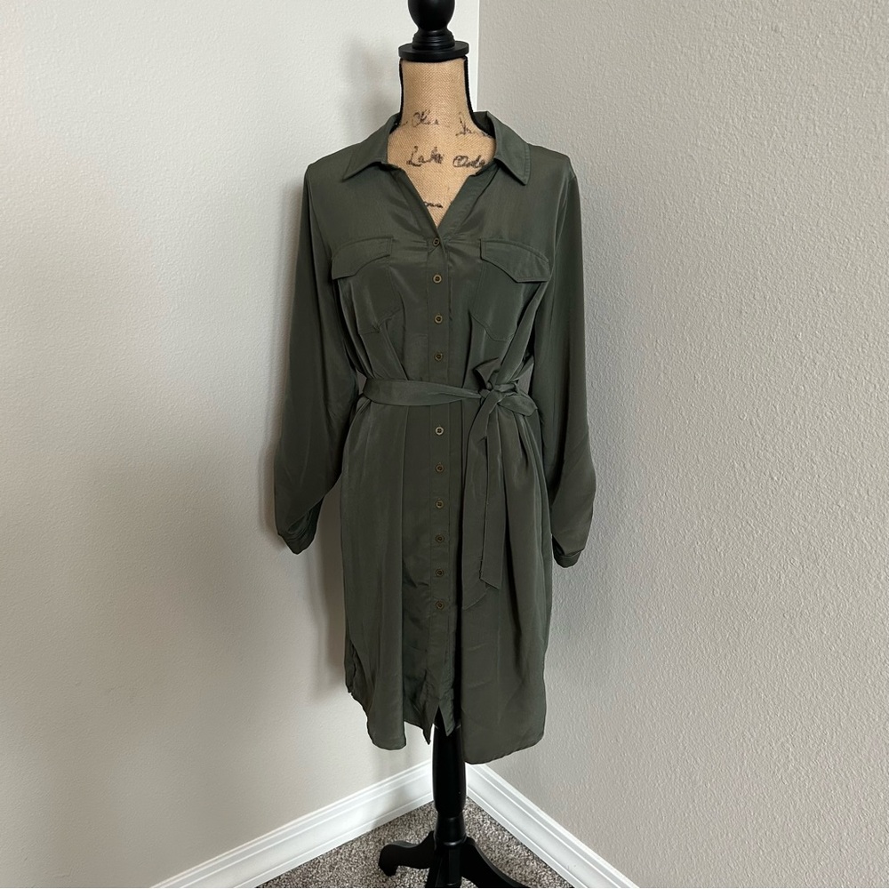 Motherhood Maternity Button-Up Dress